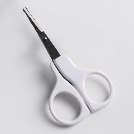 Baby scissors are safe, white color