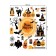 The tablecloth “Merry Halloween”, rectangular, Saten, size 120x145 cm