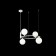 Suspended lamp Maytoni Mod013PL-04W, 4XG9, 25W, 39x43.5x184 cm, white color