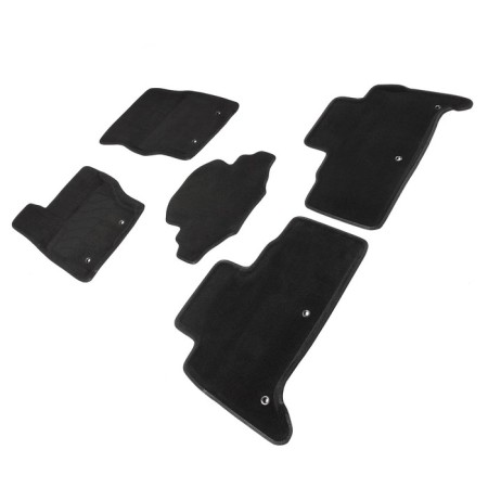 3D mats for Land Rover Discovery V 2017-N., black
