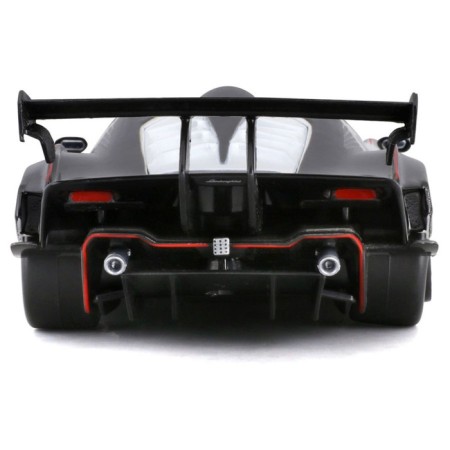 Racing machine BBURAGO LAMBORGHINI Essenza SCV12, DIE-CAST, 1:24, Black and white color-3