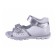 Baby sandals, size 21, silver color