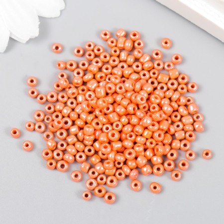Beads "Zlatka" 08/0, 3 mm, 10 g 0130 T.O -Orange-1