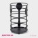 Drywall for cutlery shares, 11 × 11 × 16 cm, black color