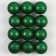 Figure for crafts and decor "Ball", set of 12 pcs., Size 1 pc. - 4 cm, green color