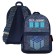 Youth backpack 40 x 30 x 17 cm, Bruno Visconti 12-003 + Penal, Deep Learning, Blue