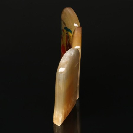 Triptych No. 7 "To help sick", selenite-3
