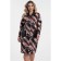 Women's dress, size 54, black color, brown