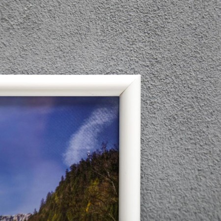 Photo frame A4 21x30 cm 45-b (f) white (plastic screen)-2