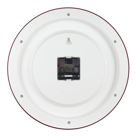 Walls Wall interior, silent, d-31 cm, burgundy rim-2