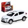 Metal machine Toyota RAV4, 12 cm, opening doors, inertial, white color