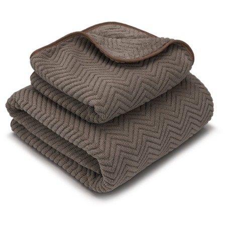 Kraft Kraft sets, size 35x75 cm - 1 pc, 70x140 cm - 1 pc, brown color-1