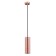 Suspension lamp Maytoni P011PL-01C, E14, 1x40 W, 80x80x1780 mm, copper