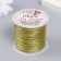 Contain cord on the bobbin "gold" winding 15 m thick 2 mm 4.3x4.7x4.7 cm