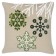 Decorative pillow with embroidery Snow Flakes New Year Essential, size 45x45 cm