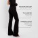 Women's jeans with arrow Minaku Black color, size 42