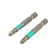 Bits Ritter WP PS20122052, with a magnet, steel S2, PZ2 x 50 mm, 2 pcs.