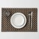 Serving napkin on the Wenzel table, 44.6 × 29.5 cm, black color