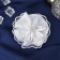 Hair elastic band Bant "Schoolgirl" lace and beads, D-7 cm, white
