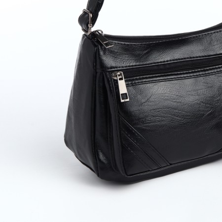 Women's bag with lightning, black color-3