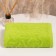 Tainted rainbow towel, 30x70 cm, green color