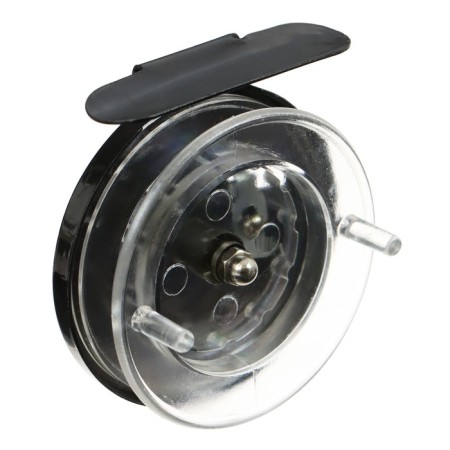 Inertial coil, metal plastic, diameter 6.5 cm, black-transparent color, 701-2