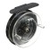 Inertial coil, metal plastic, diameter 6.5 cm, black-transparent color, 701