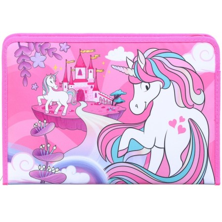 A4 labor folder with a pencil case, on lightning, textiles, Minnie Mouse and unicorn-6