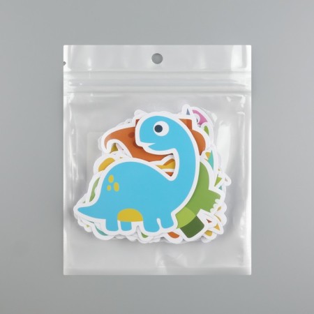 Stickers plastic "dinosaurics" set 60 pcs 10x12 cm-3