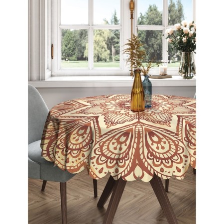 Tables on the table “Flamy petals”, round, Saten, D = 150 cm