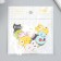 Buttons wood for creativity 2 punctures "kittens" set of 10 pcs 3x2.1x0.2 cm