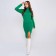 Women's dress, green color, size 48-50 (One size)