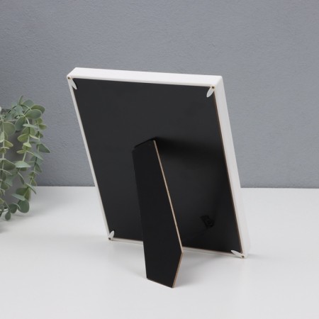 Photo frame plastic in 1 photo13x18 cm "Heart with a bow" White paper embossing 18x2x23 cm-2
