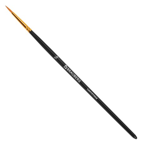System of brushes synthetics 10 pieces, Brauberg, round; oval; flat; Liners-3