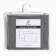 Set of pillowcases Ethel, 50x70 cm - 2 pcs, gray, 100% cotton, calico