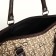 Road bag with lightning, beige color