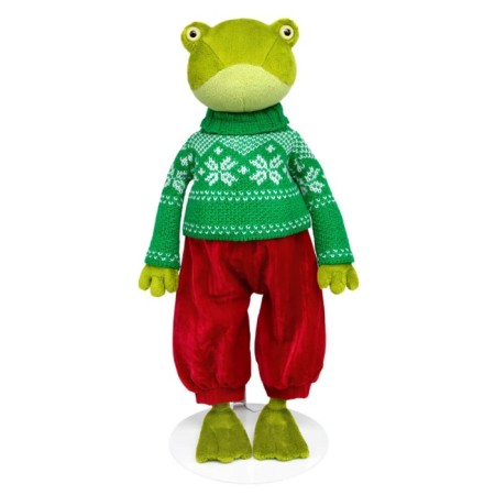 Soft toy "Serge Kvakovsky", in a sweater with ornament, 24 cm