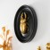 Panel Interior Polystone "Beetle" Black with gold 15x3x19 cm