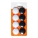 Set Magnets for D-4CM board, 8 pieces, on a blister, 4 pieces-white, 4 pieces-black