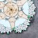 Standing for hot "bouquet of daisies", d = 20 cm, juniper