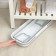 Folding harvesting bucket, 63 × 25 × 20 cm (bottom 53 × 17 cm), color gray color