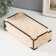 Casket for painting "monogram" 19x9.5x5 cm, plywood 6mm