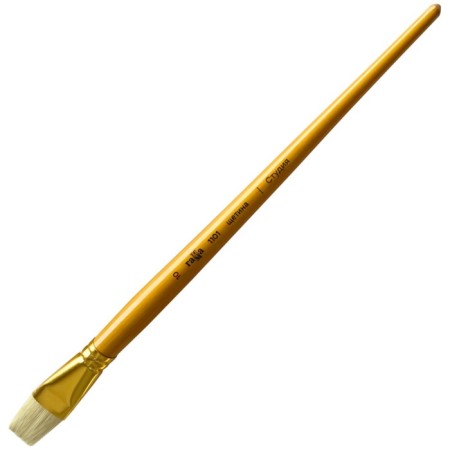 Brush art bristle gamma "Studio", flat No. 10, long pen 1101010