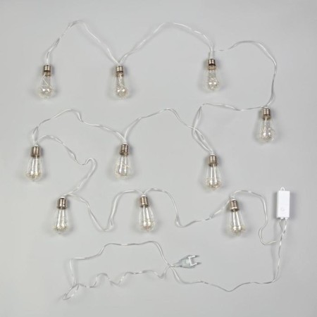 Garland “thread” 3 m with nozzles “lamp”, ip20, transparent thread, 80 LED, warm white glow, 8 modes, 220 V-2