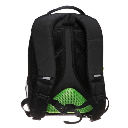 School backpack, 39 x 26 x 19 cm, Grizzly, ergonomic back, laptop department, black-4