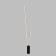 Taleser Mantra Vertical, Led, 2600lm, 3000k, 1800 mm, black color
