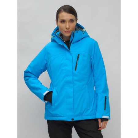 Ski suit female, size 42, blue color-25