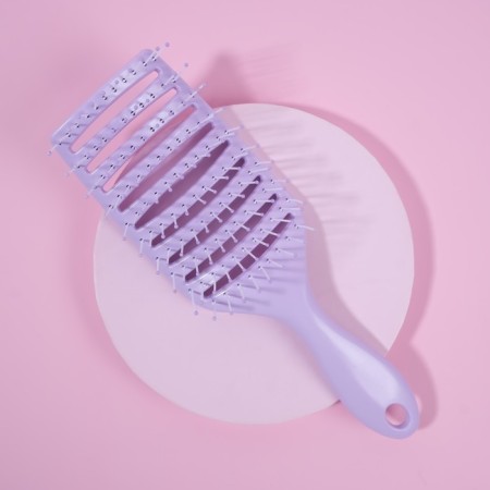 The comb is massage, wide, ventilated, 7.5 × 23 cm, color mix-2