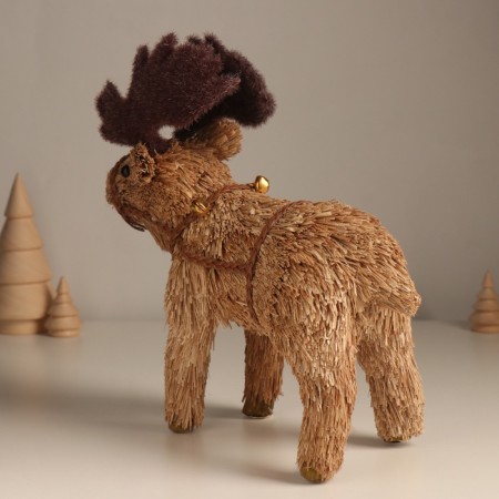 Decor "Elk in the harness" 23x9x22.5 cm-2