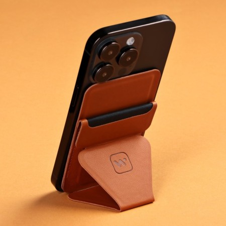 Windigo magnetic wallet, Magsafe support, for iPhone 12/13/14/15, maple brown-12